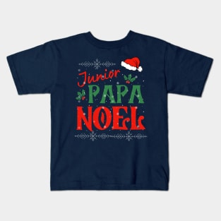 Papa Noel Junior Christmas Family Kids T-Shirt